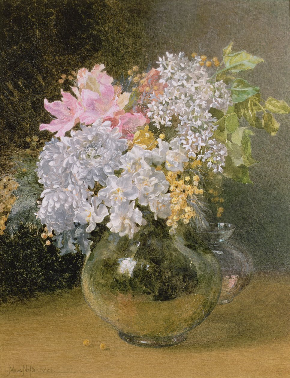 Frühlingsblumen in einer Vase von Maud Naftel