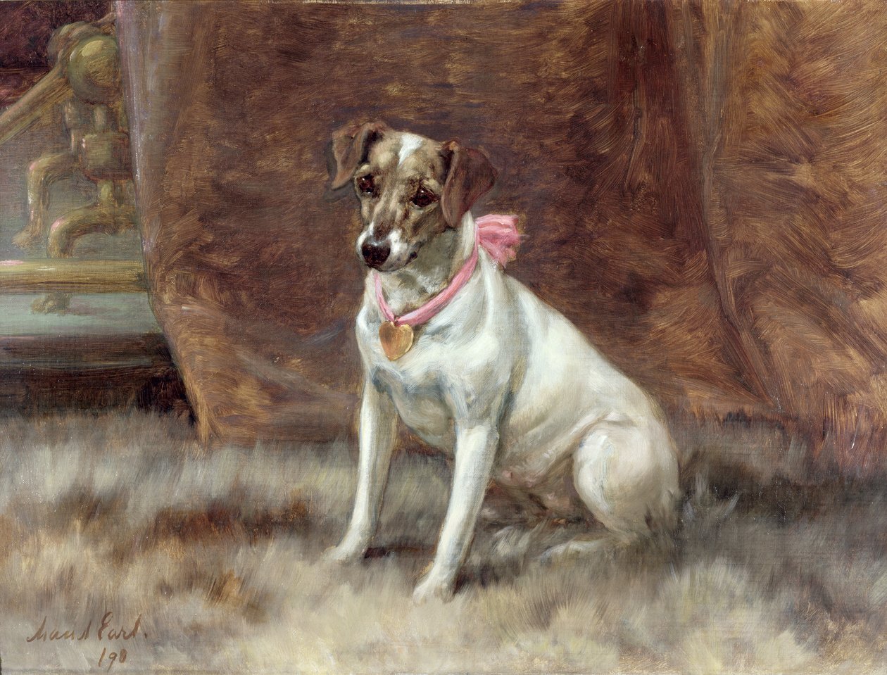 Die rosa Schleife, 1898 von Maud Earl