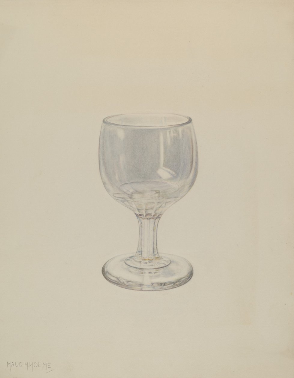 Glas von Maud M. Holme