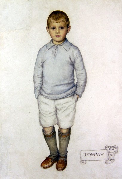 Porträt von Tommy von Maud Tindal Atkinson