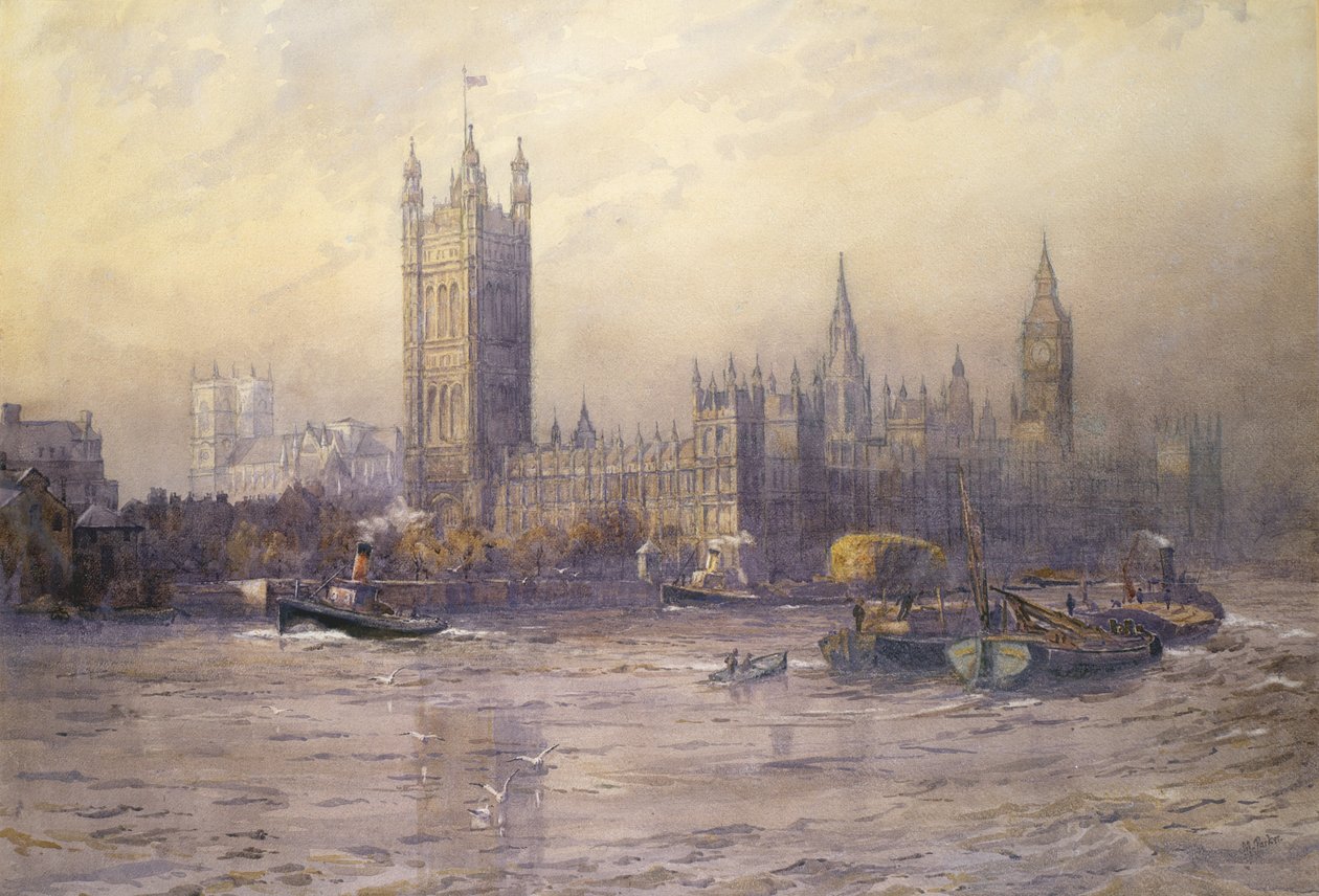 Die Houses of Parliament von Maude Parker