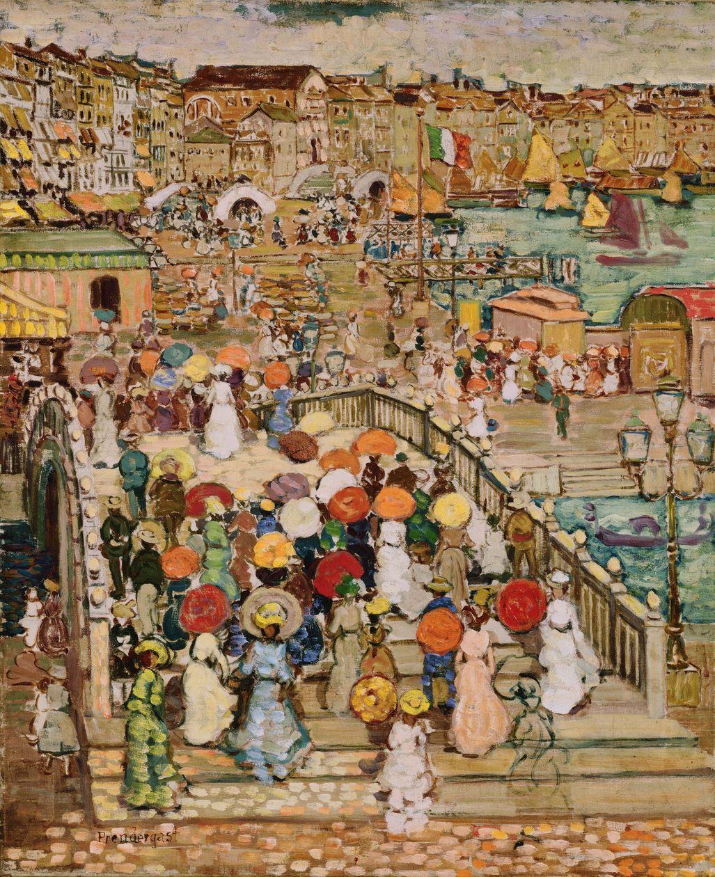 Ponte della Paglia von Maurice Brazil Prendergast