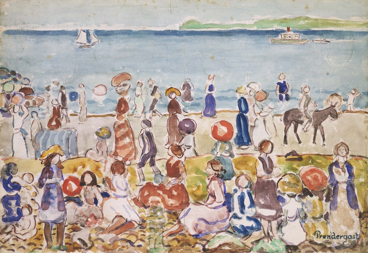 Revere Beach Nr. 2 von Maurice Brazil Prendergast