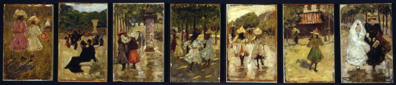Skizzen in Paris, ca. 1892-94 von Maurice Brazil Prendergast
