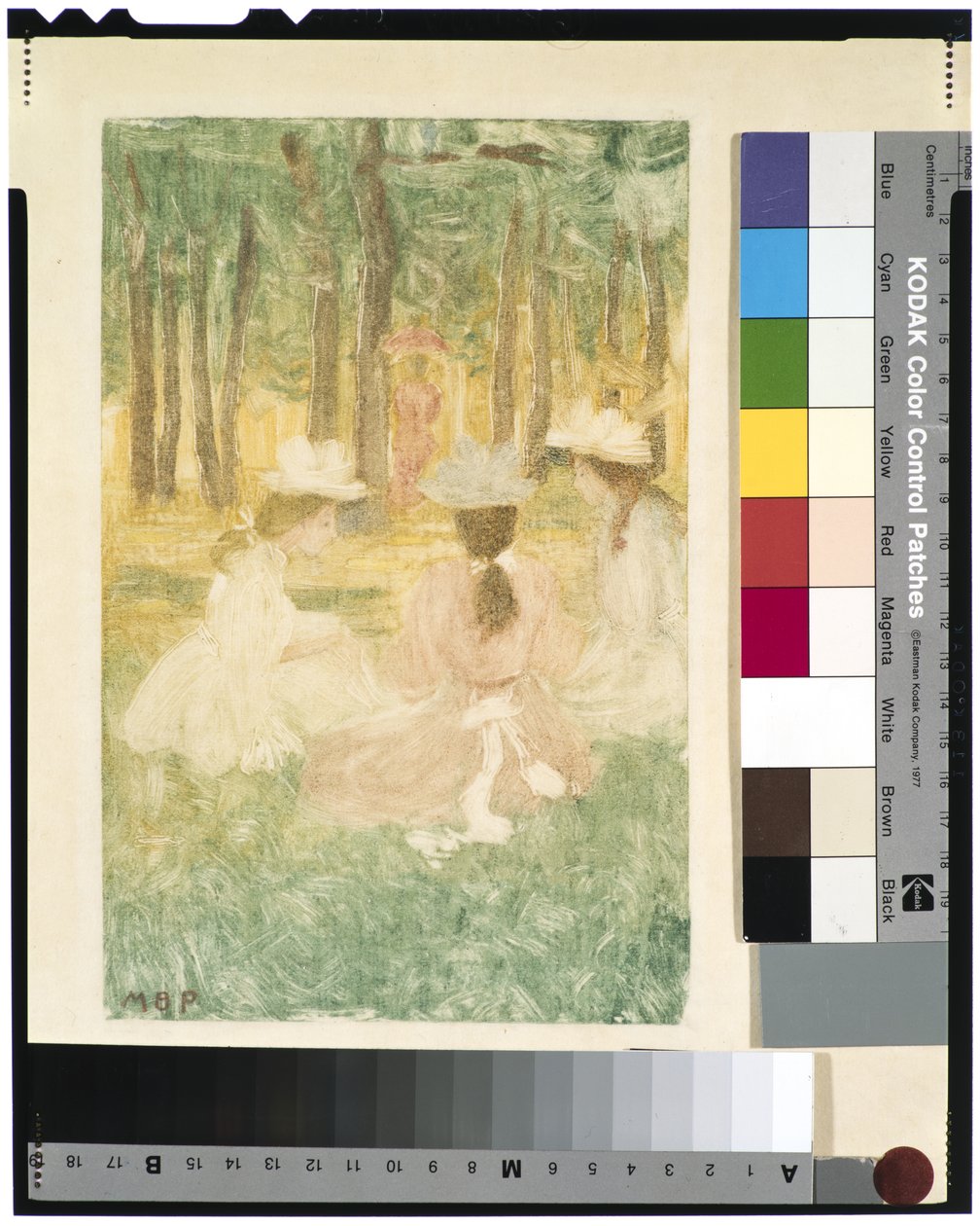 Das Picknick, um 1895-97 von Maurice Brazil Prendergast