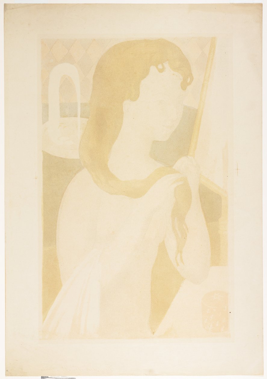 Junges Mädchen bei ihrer Toilette, 1895 von Maurice Denis