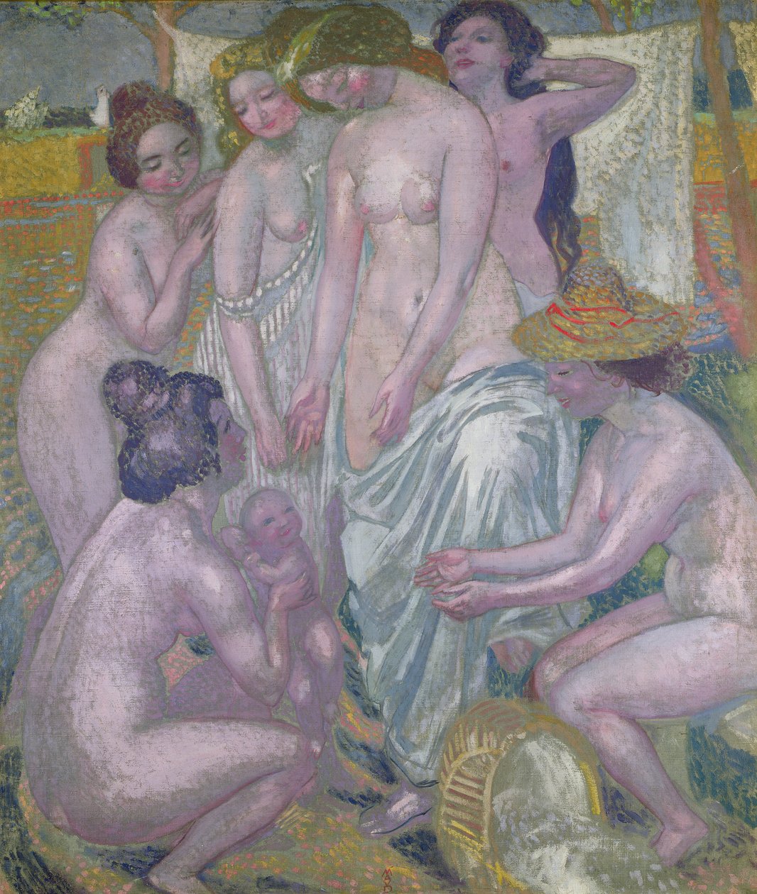 Moses aus dem Wasser gerettet von Maurice Denis