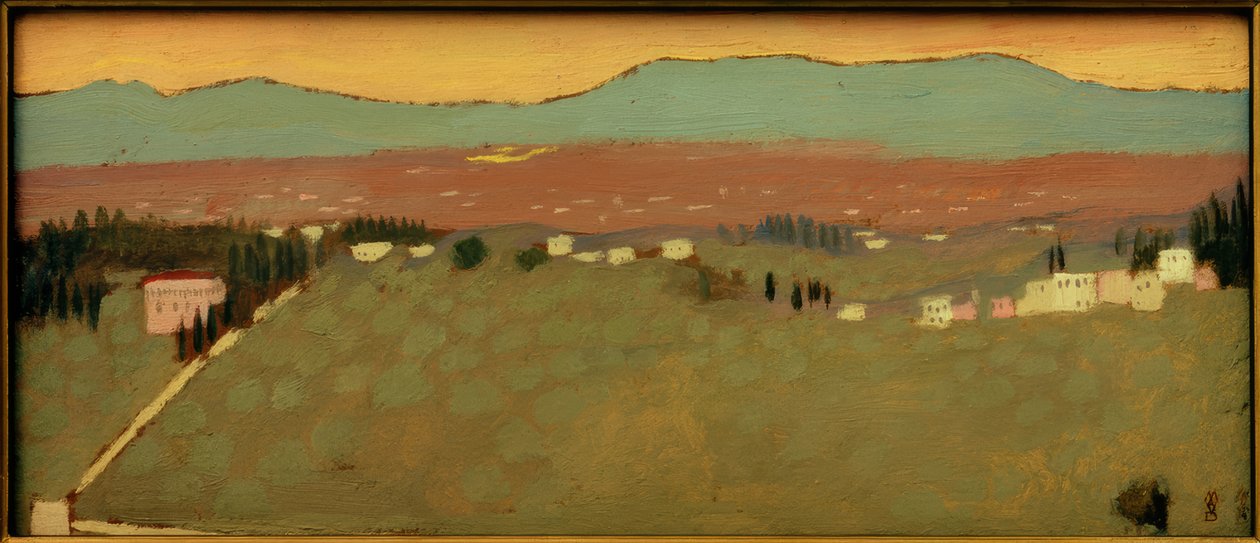 Landschaft bei Fiesole von Maurice Denis