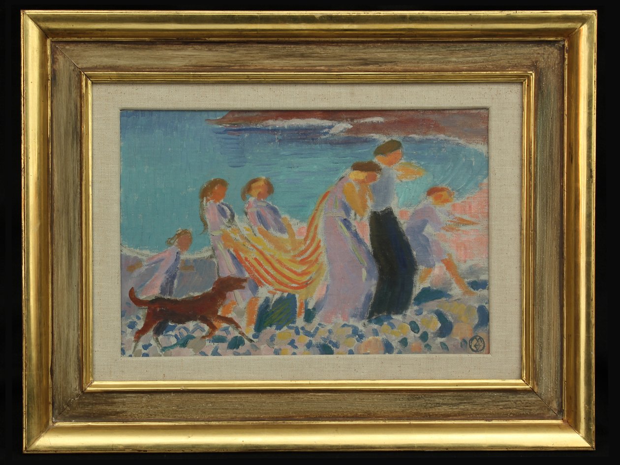 Feier am Strand, ca. 1905 von Maurice Denis