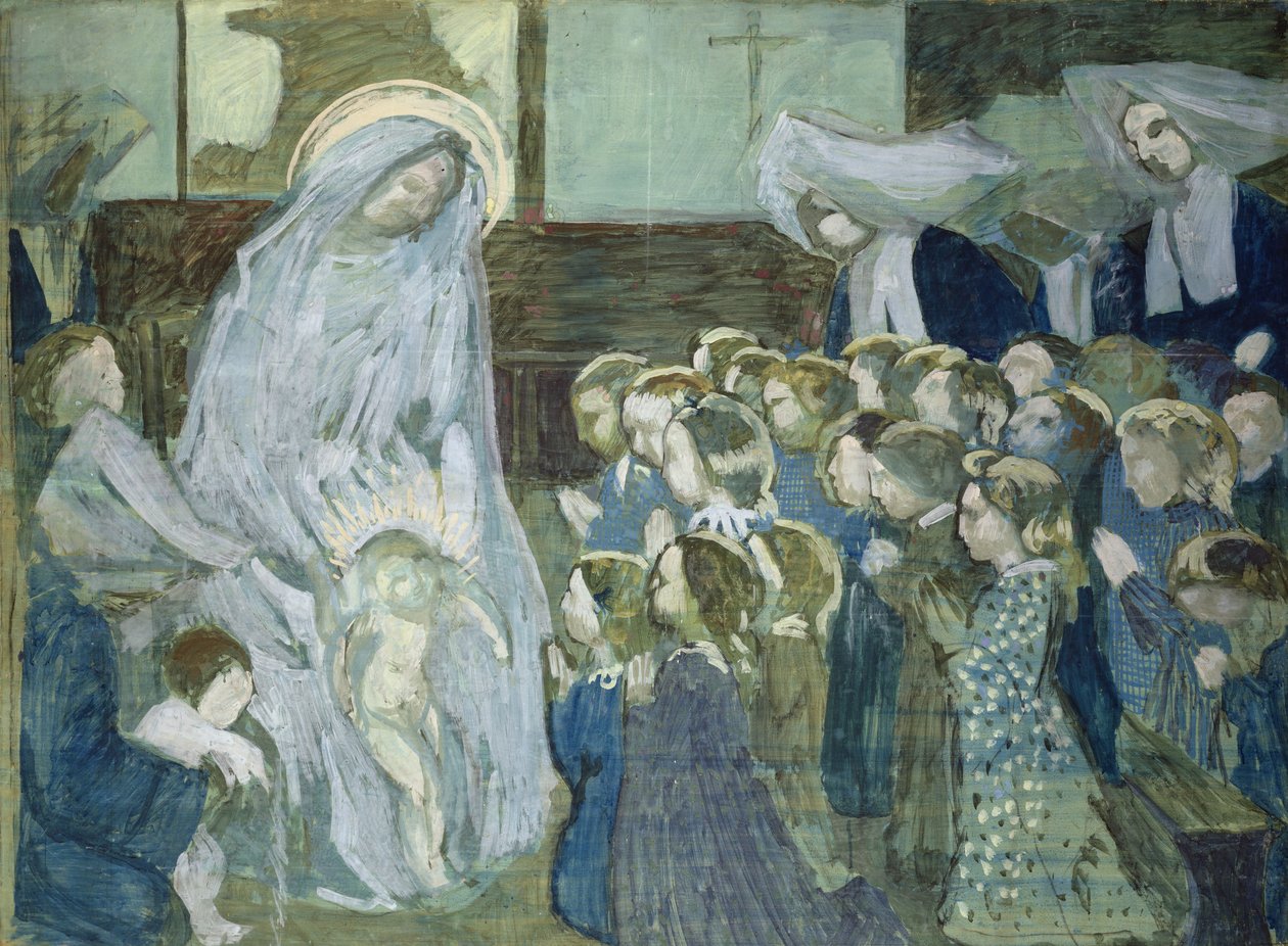 Skizze der Jungfrau in der Schule, 1903 von Maurice Denis