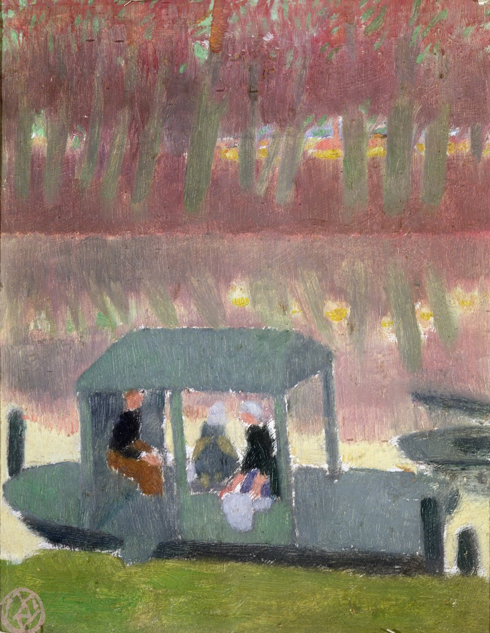 Das Bateau-Lavoir in Port-Marly, 1890 von Maurice Denis