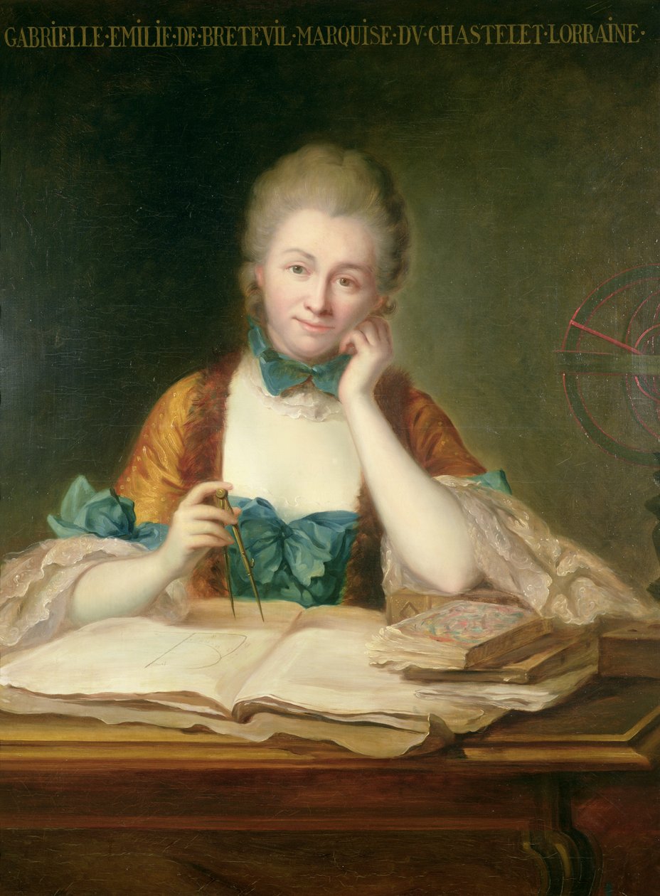 Madame du Chatelet-Lomont von Maurice Quentin de La Tour