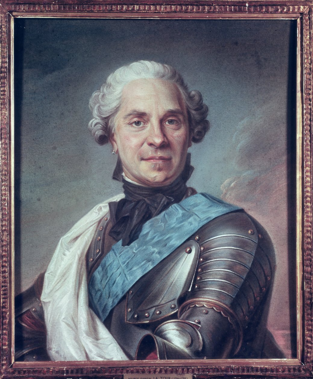 Marschall Maurice de Saxe (1696-1750) von Maurice Quentin de La Tour