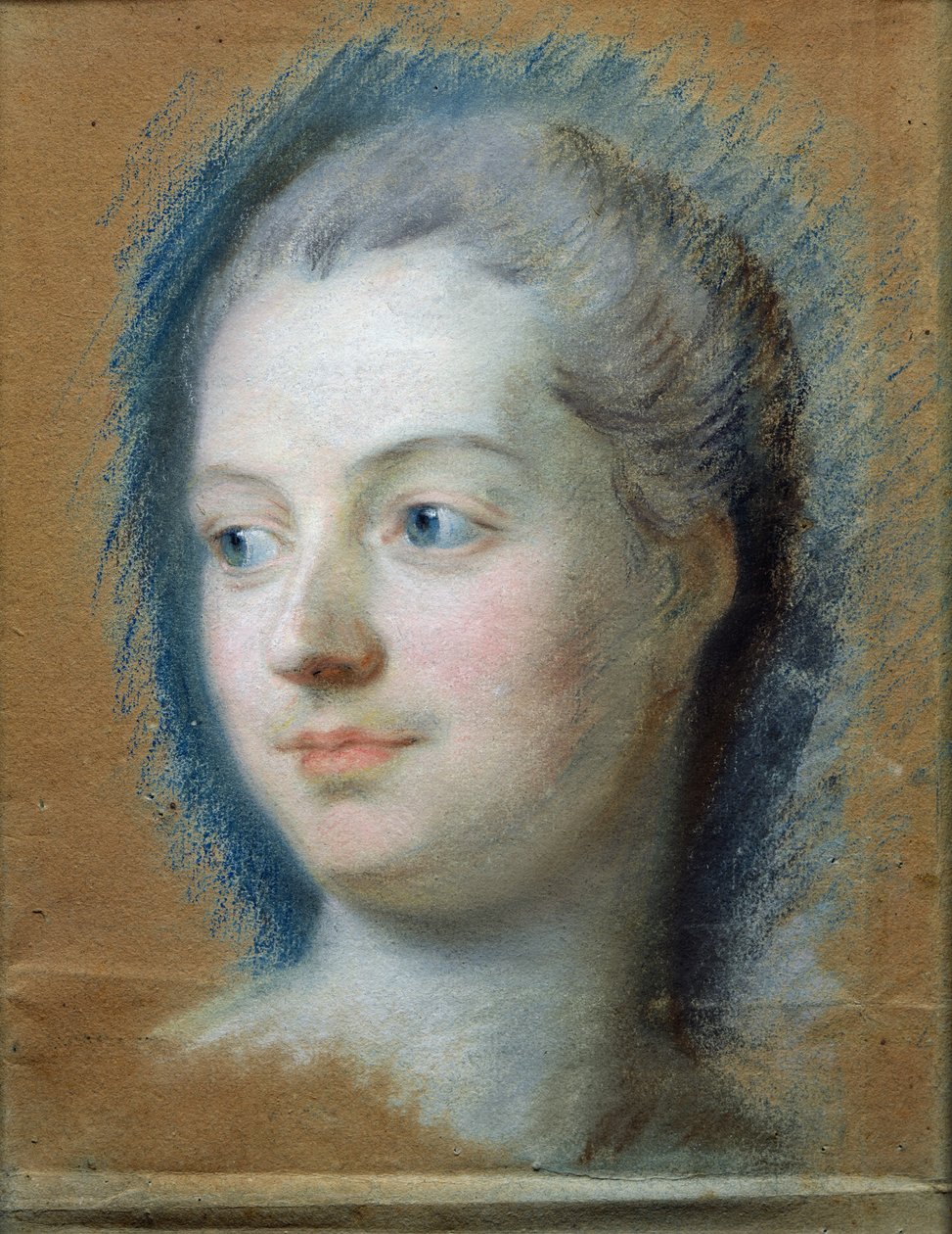 Porträt von Madame de Pompadour (1721-64) 1752 von Maurice Quentin de La Tour