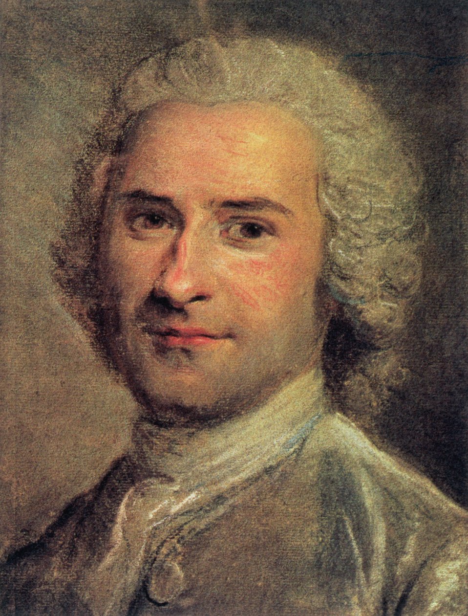Porträt von Jean Jacques Rousseau (1712-78) von Maurice Quentin de La Tour