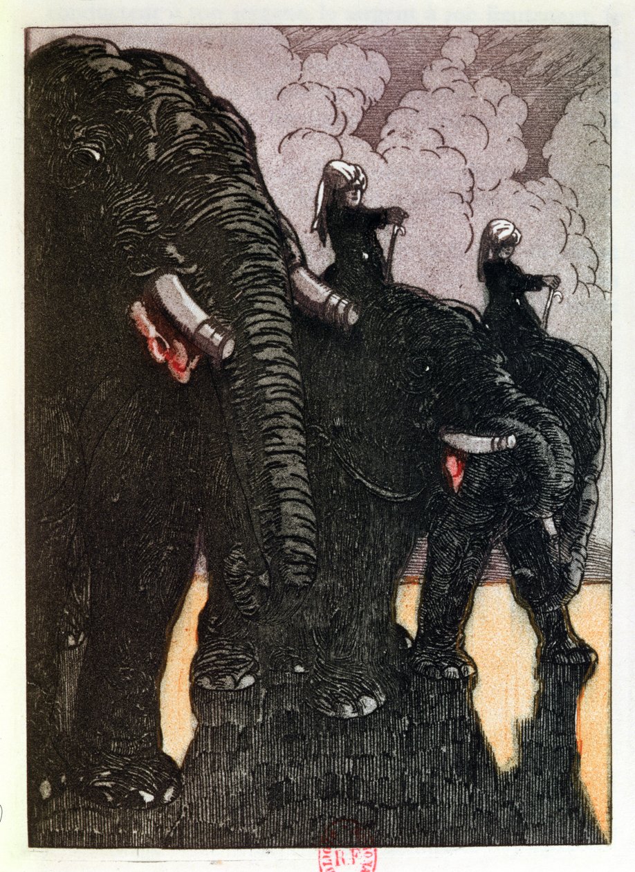 Die Garde der Königin, Illustration aus 