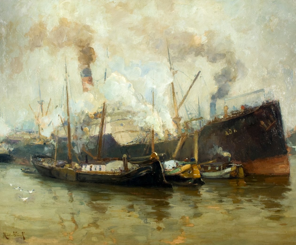 Die Rauchschwaden von Maurice Blieck