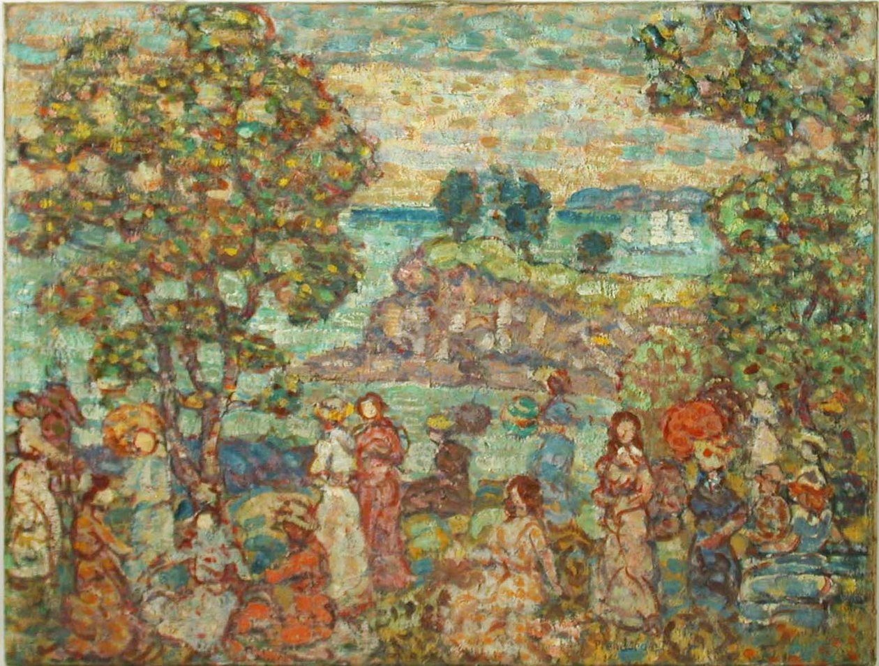 Landschaft (Strandszene) von Maurice Brazil Prendergast