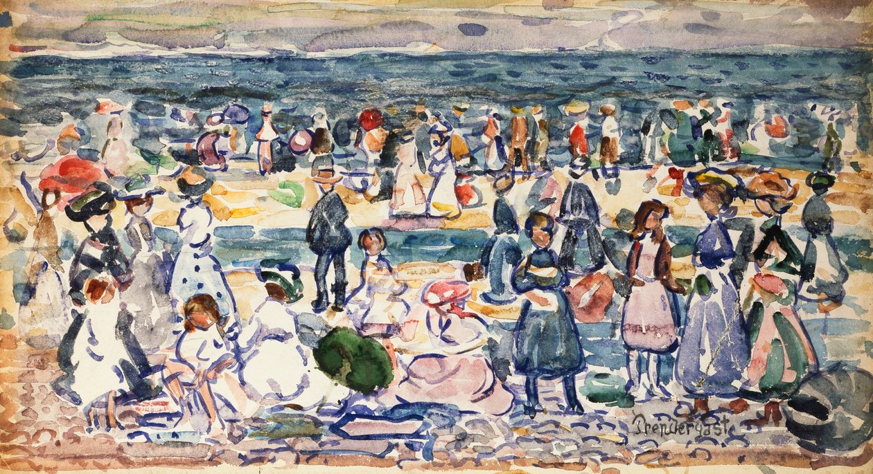 Ebbe, Revere Beach, ca. 1910-11 von Maurice Brazil Prendergast