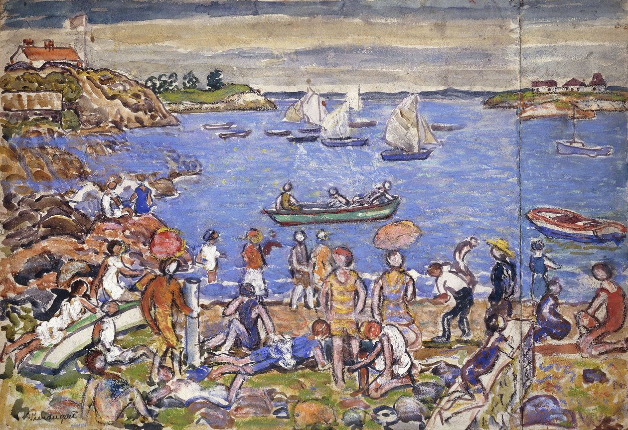 In der Nähe von Gloucester von Maurice Brazil Prendergast