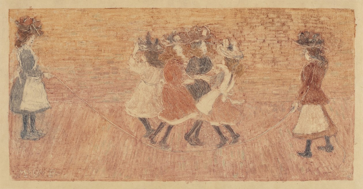 Springseil, 1892-1895 von Maurice Brazil Prendergast