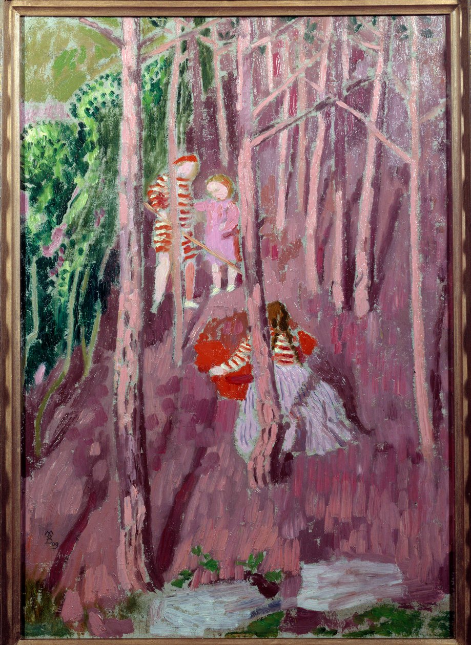 Kinder im Wald von Silencio von Maurice Denis