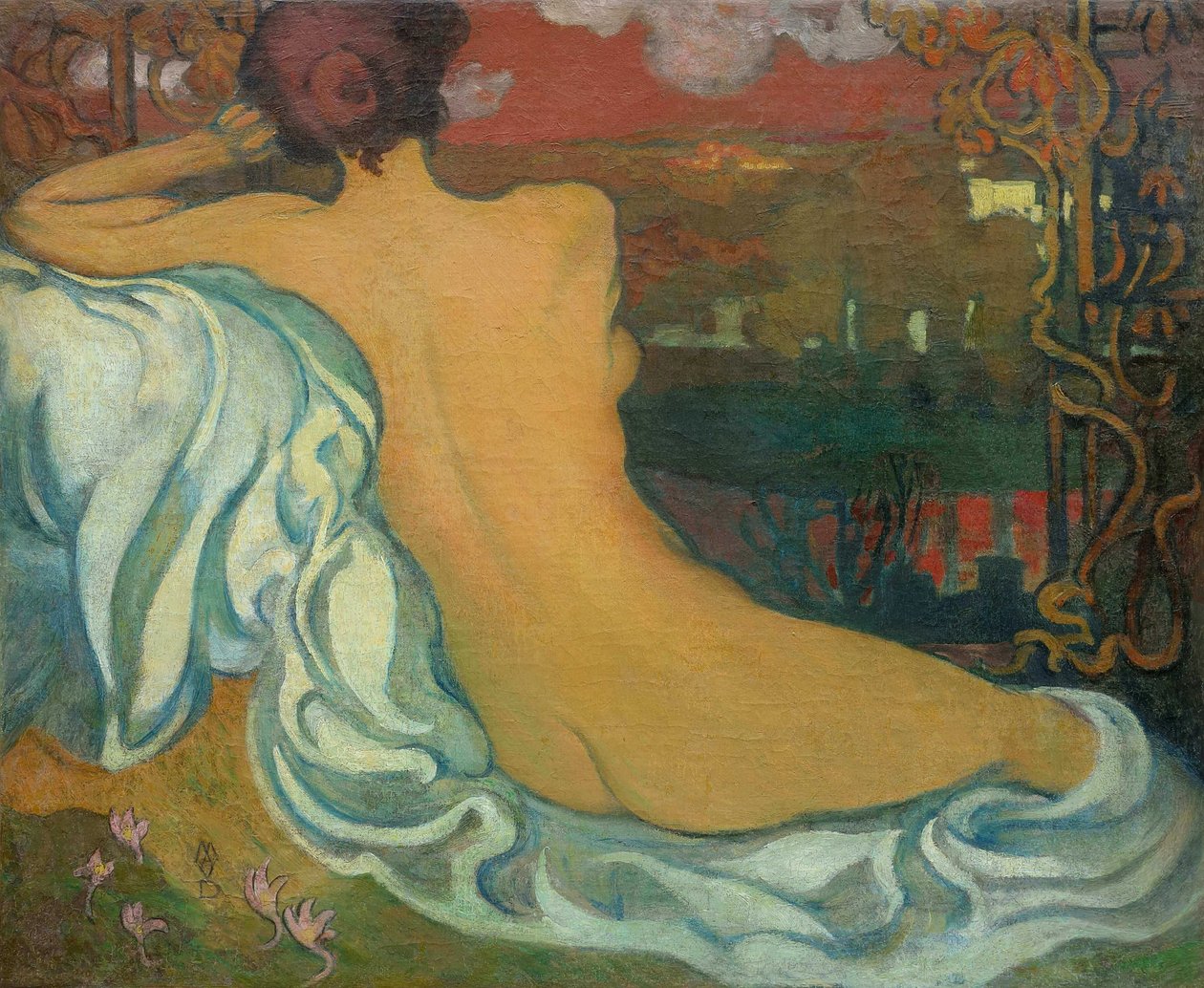 Akt in der Dämmerung, um 1892 von Maurice Denis
