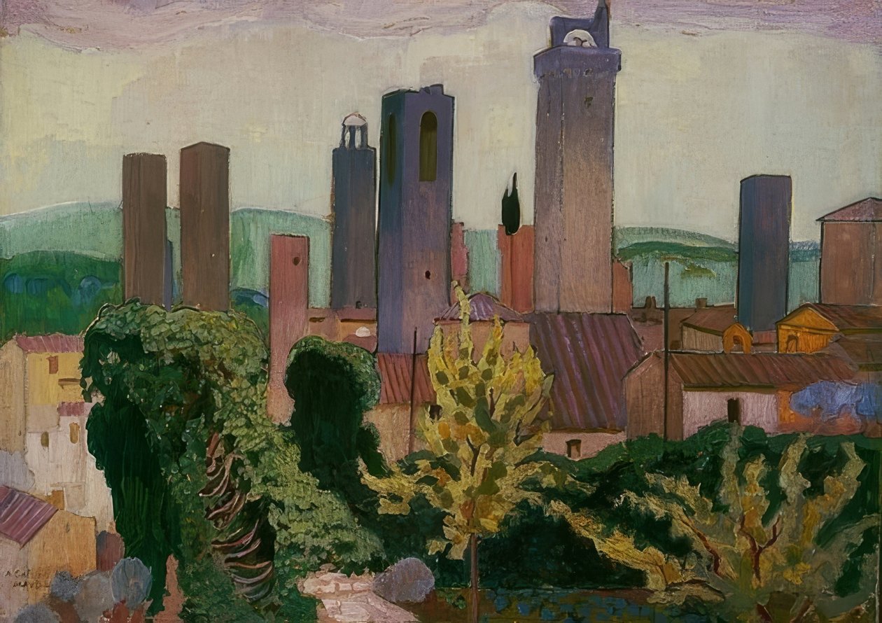 San Gimignano von Maurice Denis