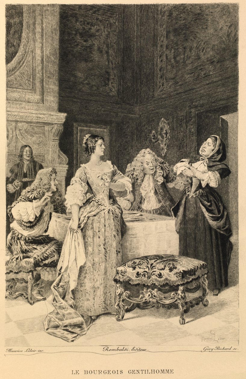 Molières Der Bürger als Edelmann von Maurice Leloir
