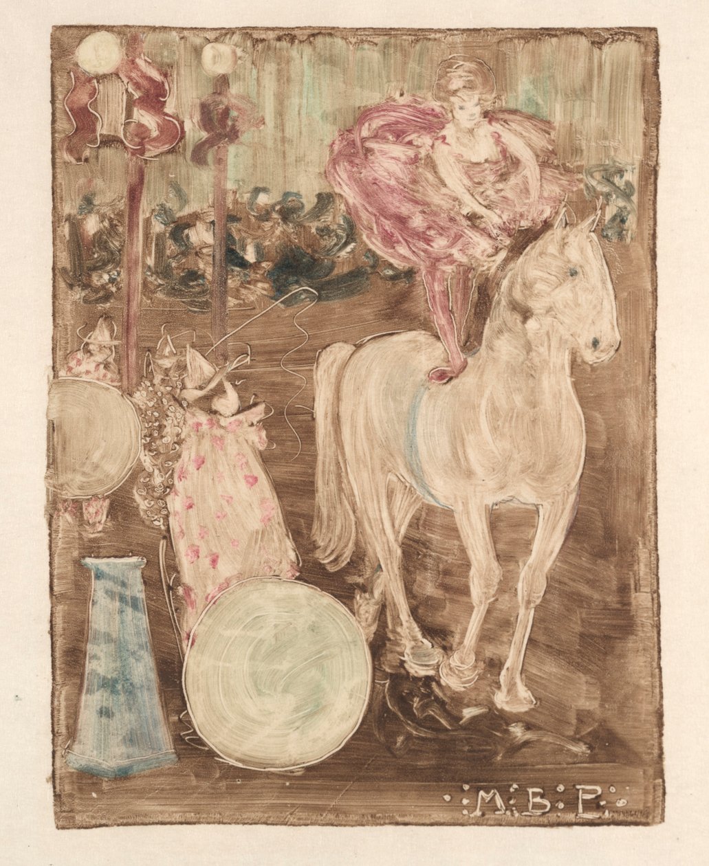 Reiter ohne Sattel von Maurice Prendergast