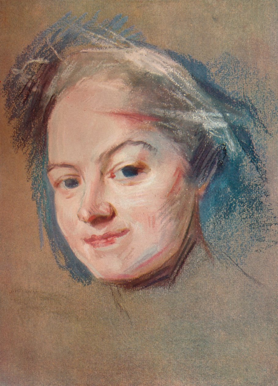 Madame Favart, ca. 1745 von Maurice Quentin de La Tour