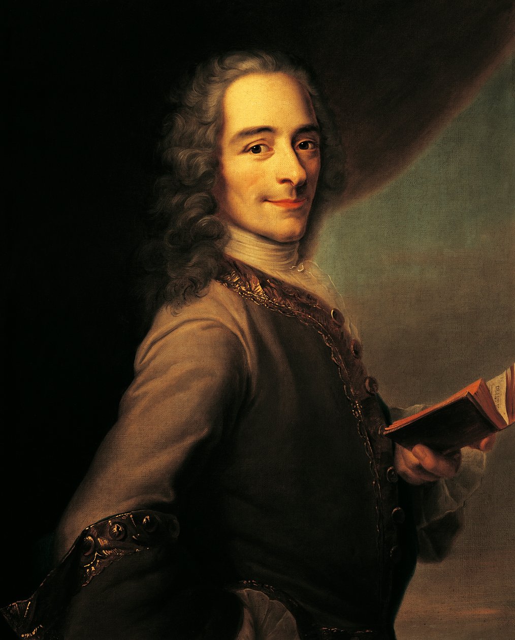Porträt von Voltaire von Maurice Quentin de La Tour