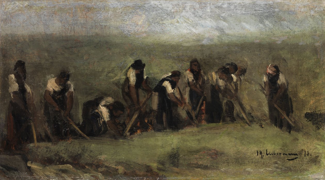 Arbeiter im Rübenfeld von Max Liebermann