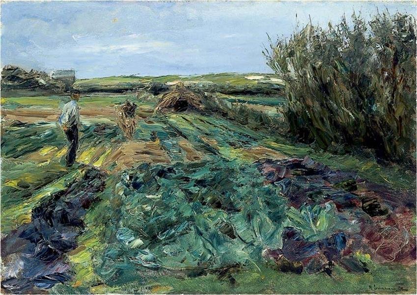 Das Kohlfeld von Max Liebermann