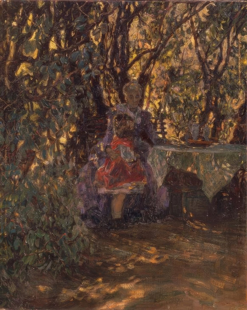 Garten der Villa in Wannsee von Max Liebermann