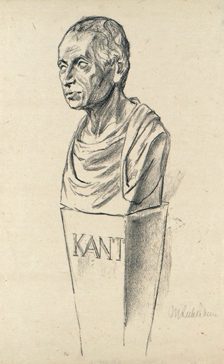 Kant in Künstlerflugblätter von Max Liebermann