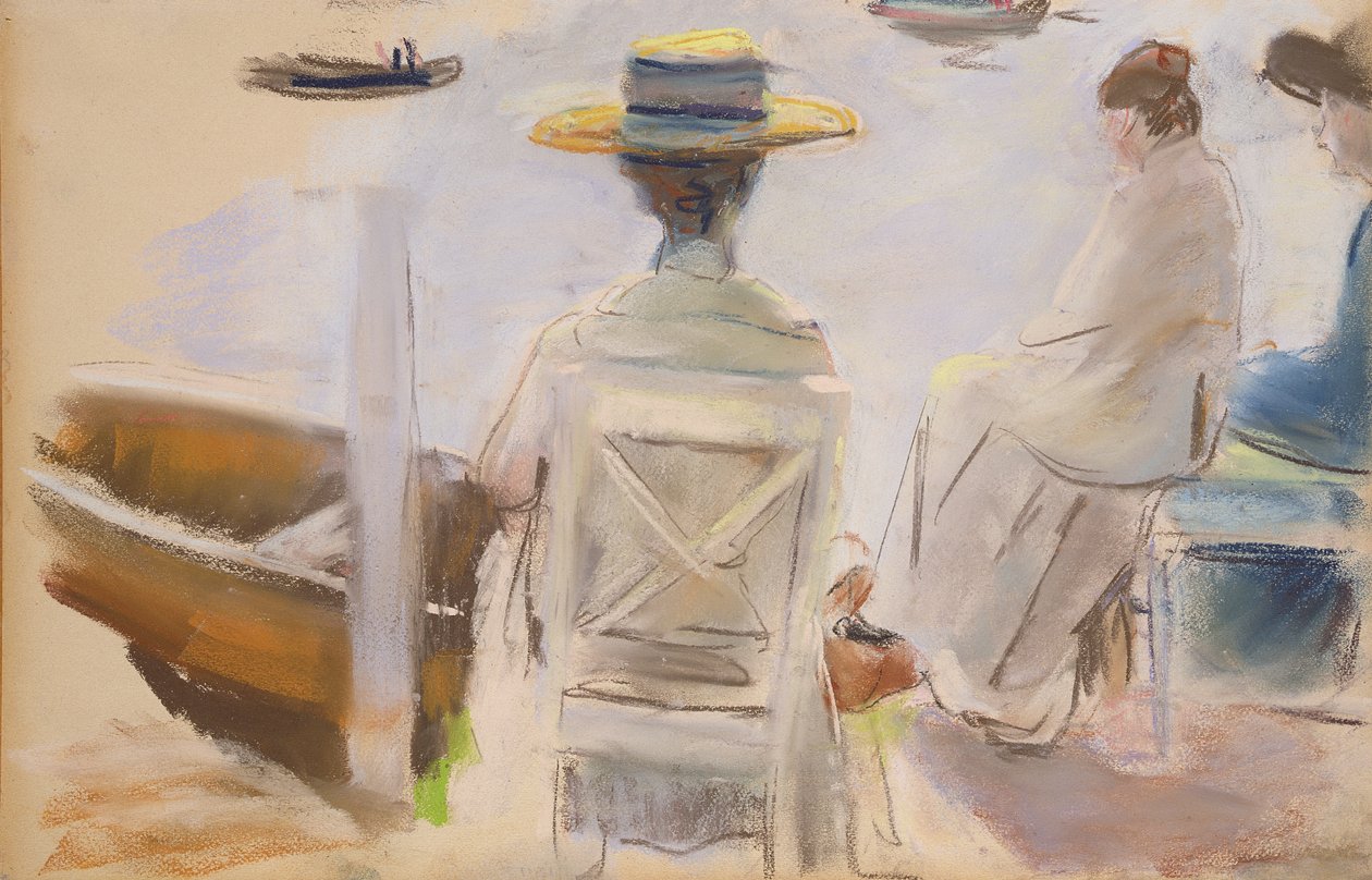Damen an der Uferpromenade von Max Liebermann