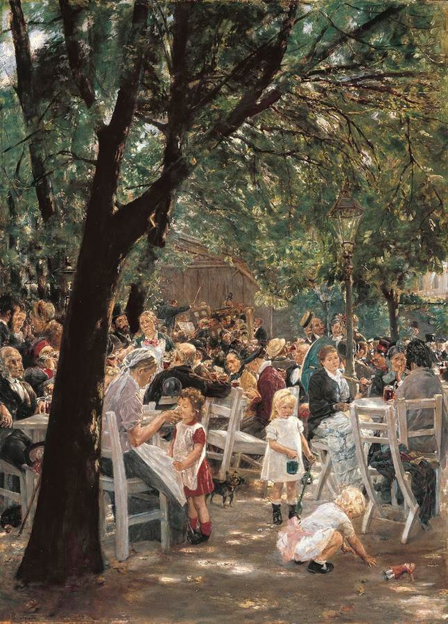 Münchner Bierkonzert von Max Liebermann