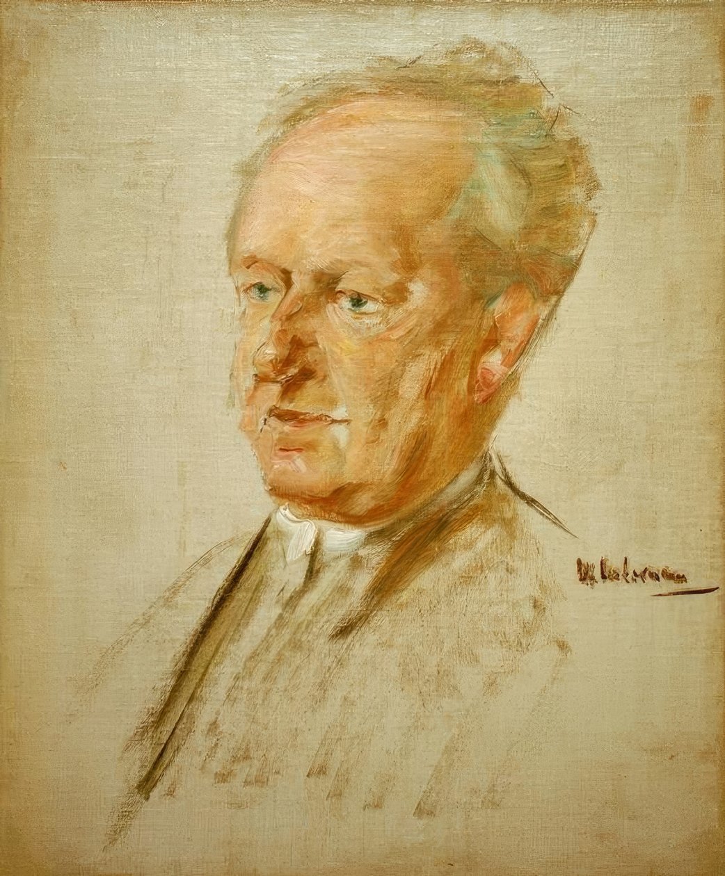 Porträt Gerhart Hauptmann von Max Liebermann