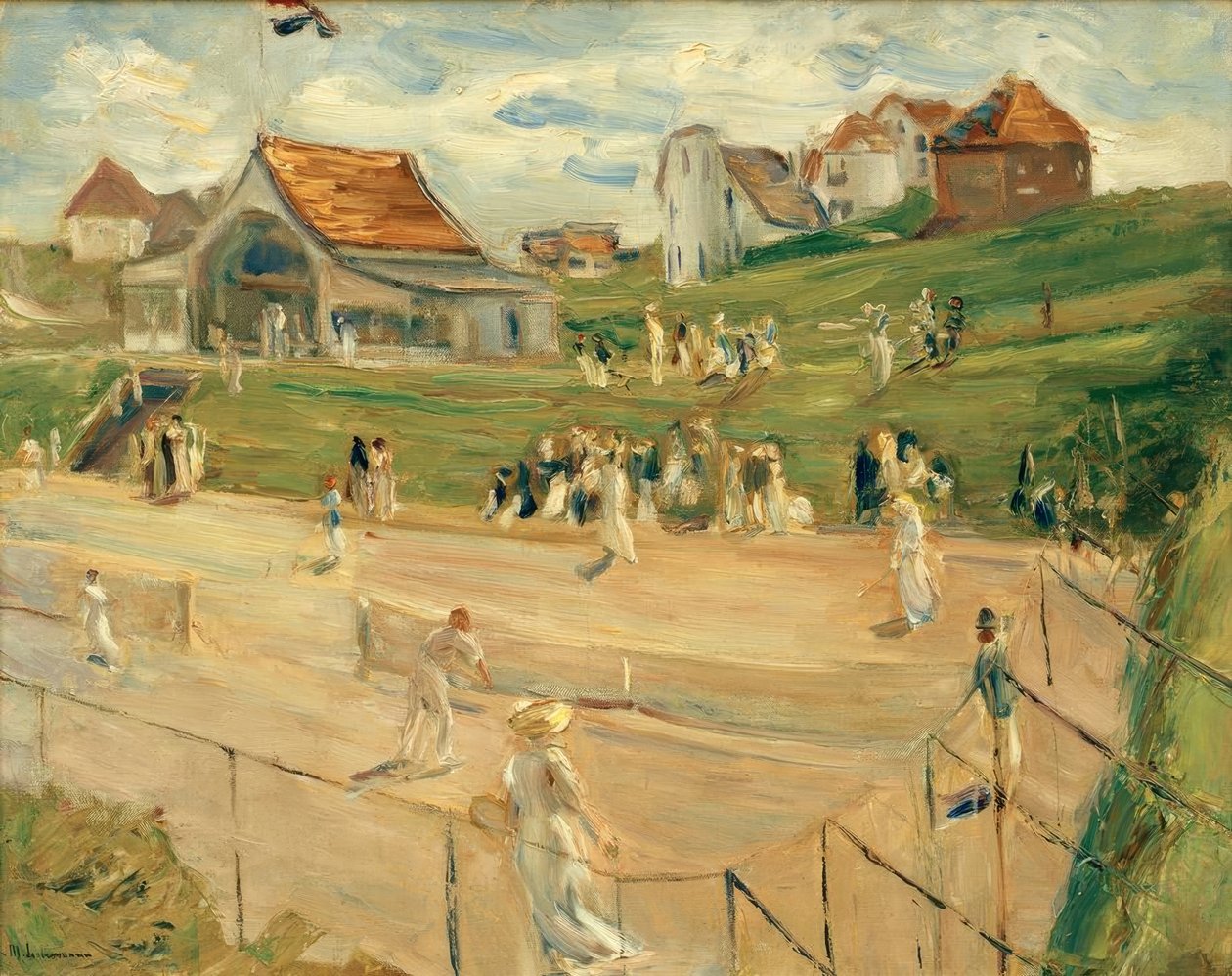 Tennisplatz in Noordwijk von Max Liebermann