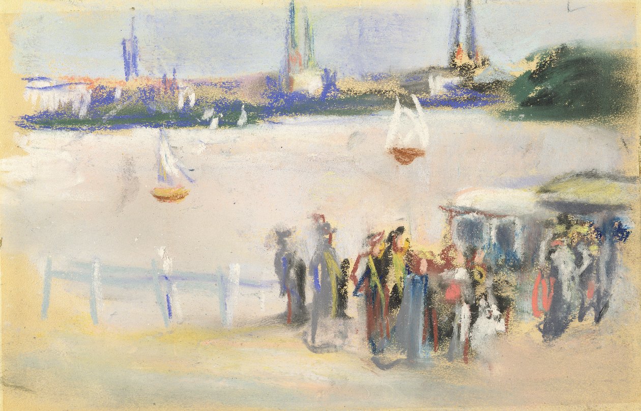 Ansicht der Außenalster, 1909 von Max Liebermann