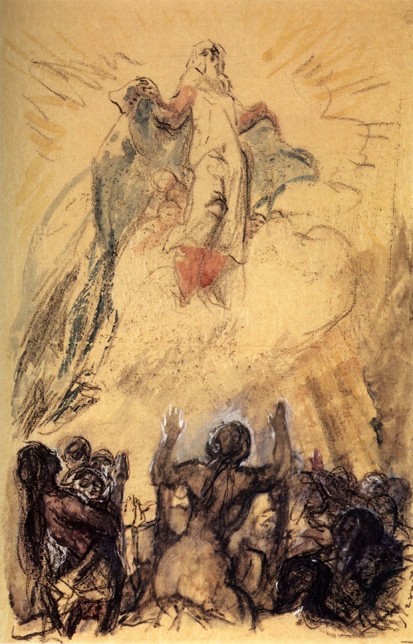 Mater gloriosa mit dem Chor der Bäuerinnen von Max Slevogt