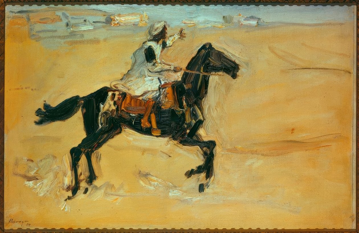 Araber zu Pferde von Max Slevogt