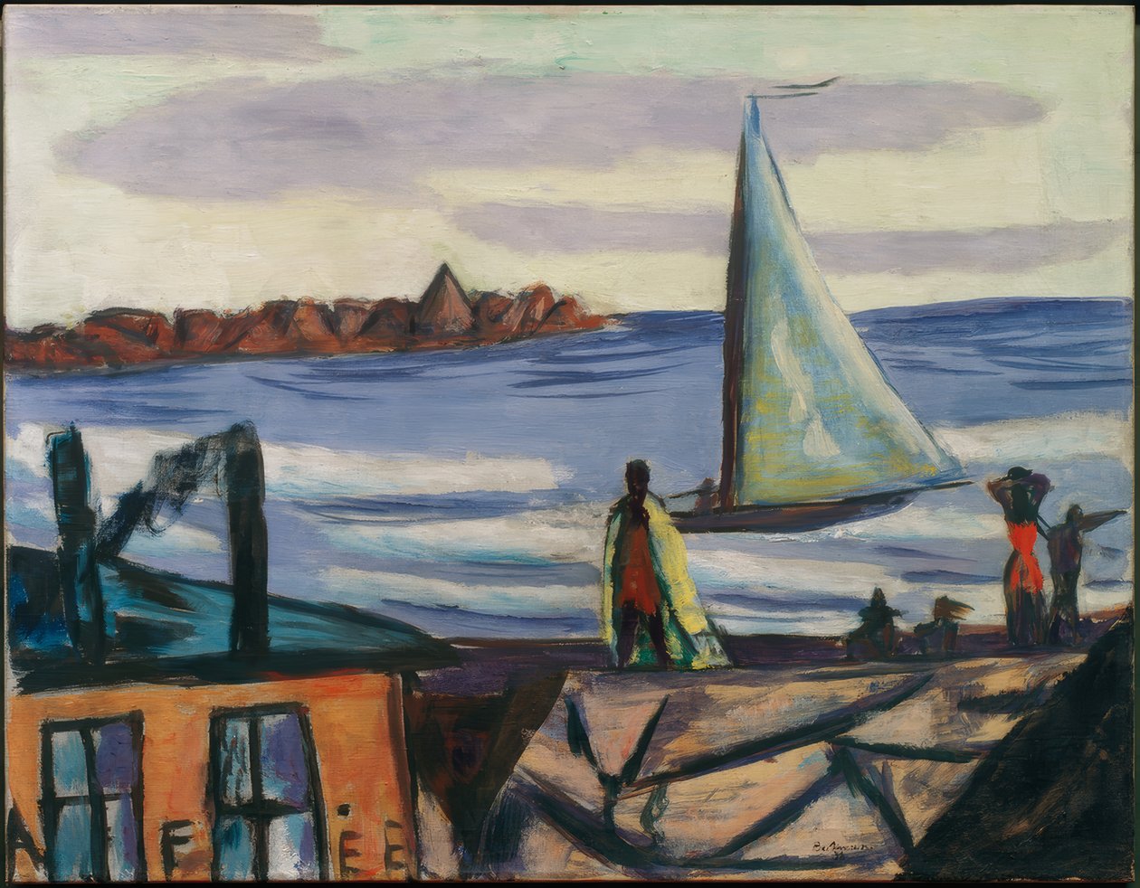 Badansicht bei Bandol von Max Beckmann