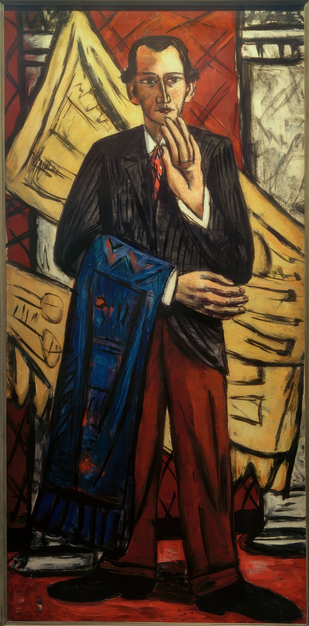 Bildnis eines Teppichhändlers von Max Beckmann