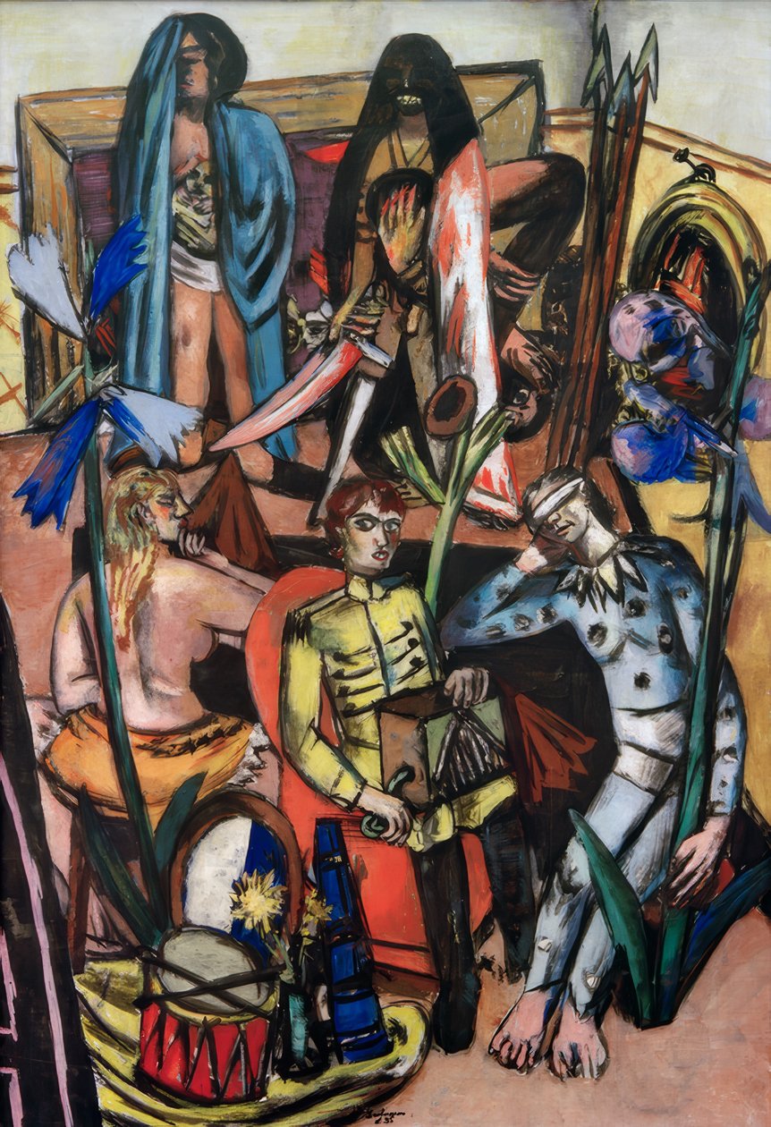 Der Leiermann (Das Lebenslied) von Max Beckmann