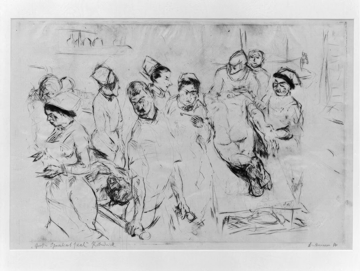 Große Operation von Max Beckmann