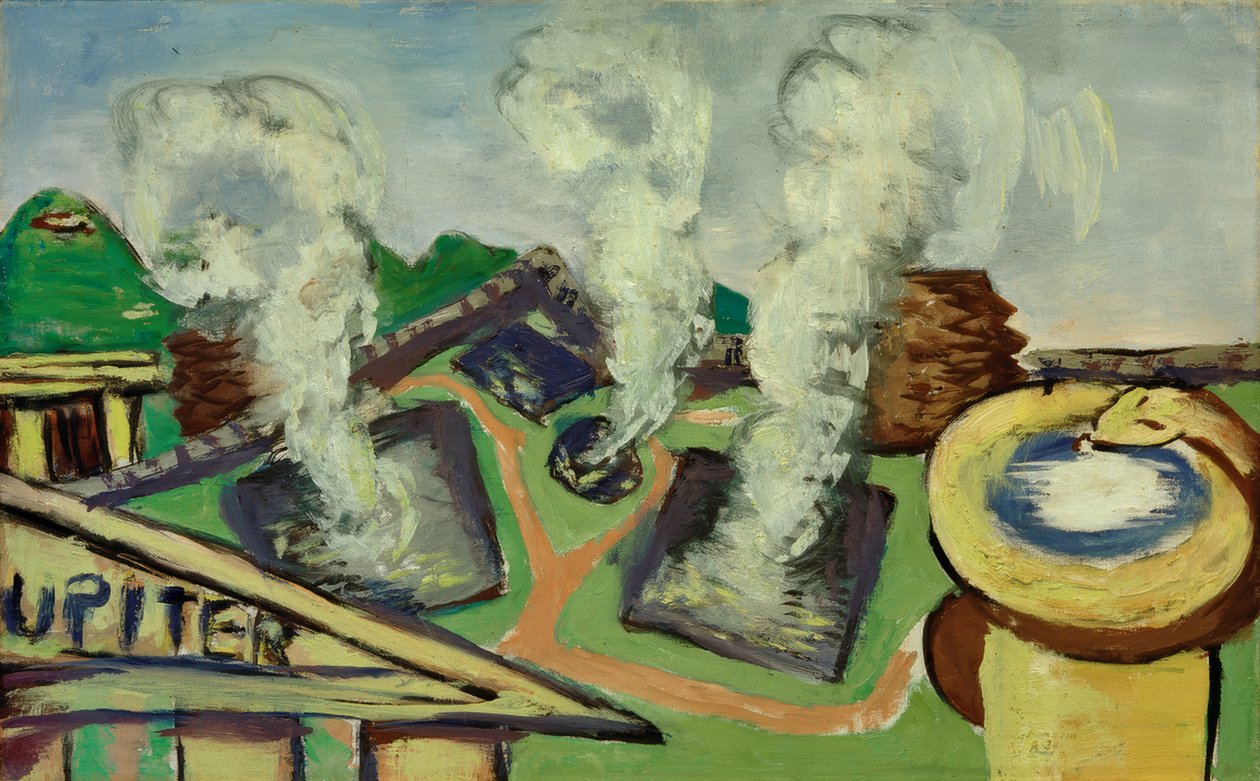 Heiße Quellen in Abano von Max Beckmann