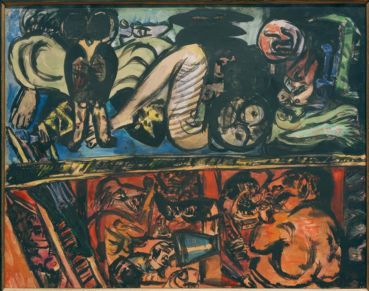 Hölle und Vorhölle von Max Beckmann