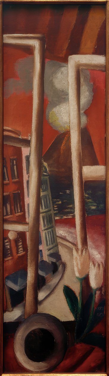Landschaft mit Vesuv von Max Beckmann